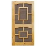 Westerz High Quality and Premium Wood Mesh Door, Double Jali Door Designs by Fresh Air Camp