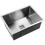 Single Bowl SS Kitchen Sink, Sound Proof Handmade Stainless Steel Kitchen Sink With Accessories