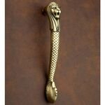 Lion Door Handle Big Size / 15 Inch Antique Look Lion Face Door Handle