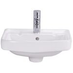 Cera Calvin Wall Hung Wash Basin in White Colour