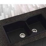 Quartz Kitchen Sink, Premium Kitchen Sink Made of Quartz in Black Colour