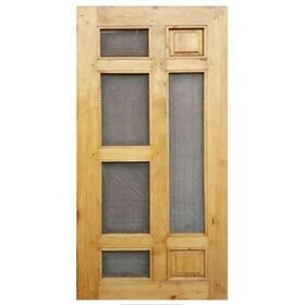 Westerz High Quality and Premium Wood Mesh Door, Double Jali Door Designs by Fresh Air Camp