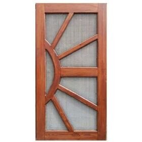 Westerz High Quality and Premium Wood Mesh Door, Double Jali Door Designs by Fresh Air Camp