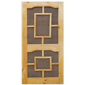 Westerz High Quality and Premium Wood Mesh Door, Double Jali Door Designs by Fresh Air Camp
