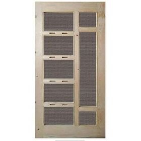 Westerz High Quality and Premium Wood Mesh Door, Double Jali Door Designs by Fresh Air Camp