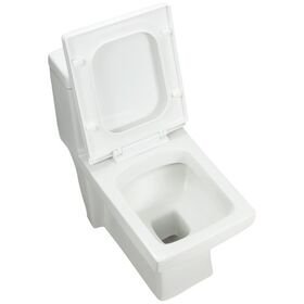 Cera Cona One Piece English Seat with Soft Close Seat Cover in White Colour