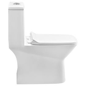 Cera Ceremony One Piece English Seat with Soft Close Seat Cover in White Colour