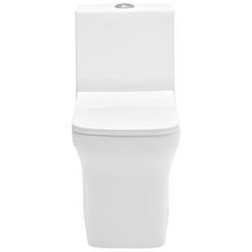 Cera Cattler One Piece English Seat with Soft Close Seat Cover in White Colour