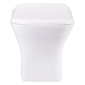 Cera Clipton Neo Wall Hung Seat with Soft Close Seat Cover in White Colour