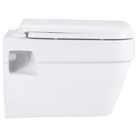 Wall Hung Seat with Soft Close Seat Cover in White Colour