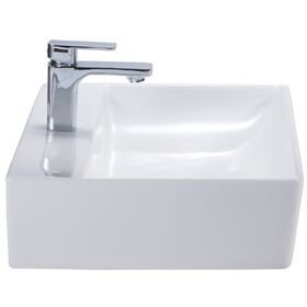 Cera Calburt Table Top Wash Basin in White Colour
