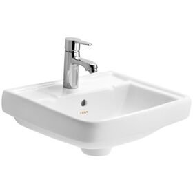 Cera Calvin Wall Hung Wash Basin in White Colour
