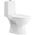Cera Casino One Piece English Seat with Soft Close Seat Cover in White Colour