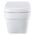 Wall Hung Seat with Soft Close Seat Cover in White Colour