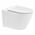 Cera Camel Rimless Wall Hung Seat with Soft Close Seat Cover in White Colour